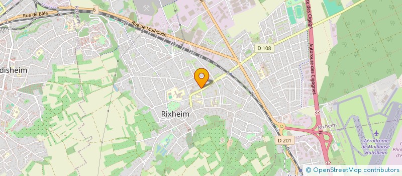 localisation de l'entreprise JULIE 3  RIXHEIM