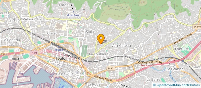 localisation de l'entreprise JULIE à TOULON