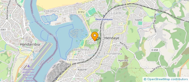 localisation de l'entreprise JULIE  HENDAYE