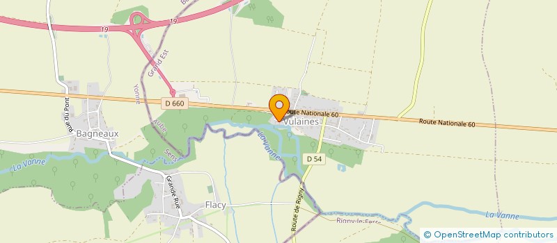 localisation de l'entreprise JULIE 74  VULAINES