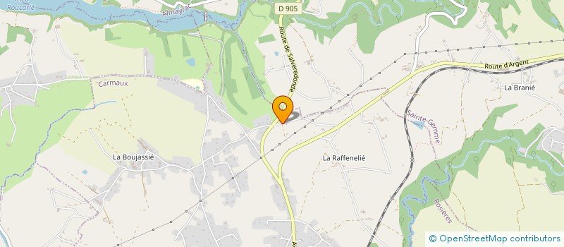 localisation de l'entreprise JULIE  CARMAUX