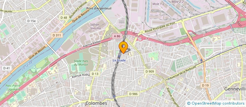 localisation de l'entreprise JULIE  COLOMBES