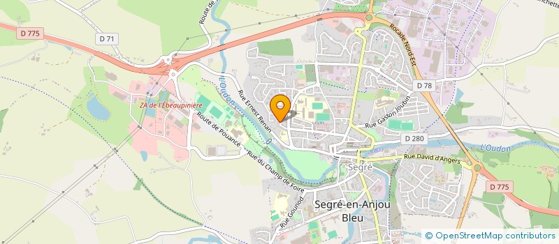 localisation de l'entreprise JULIE  SEGRE-EN-ANJOU BLEU