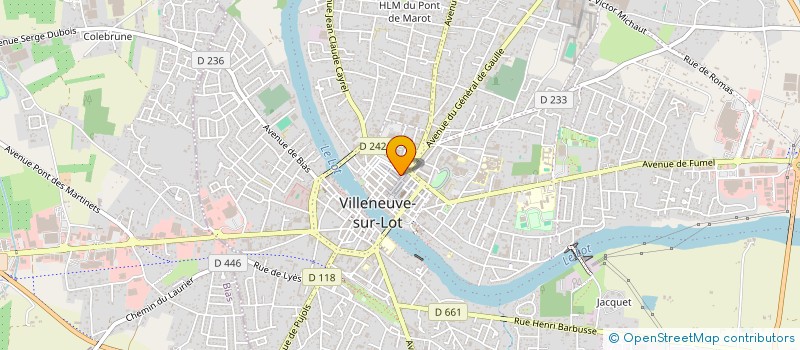 localisation de l'entreprise JULIE 96  VILLENEUVE-SUR-LOT