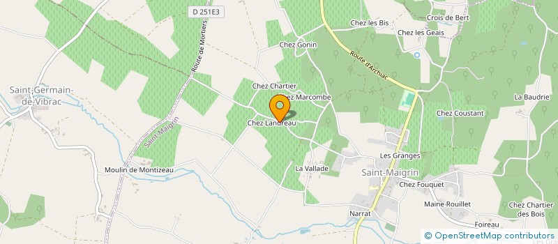 localisation de l'entreprise JULIE ARC EN CIEL  SAINT-MAIGRIN