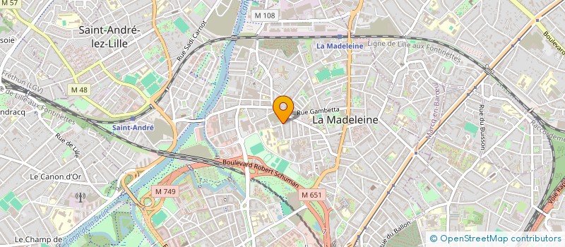 localisation de l'entreprise JULIE & BAPTISTE CORPORATION LIMITED à LA MADELEINE