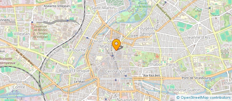 localisation de l'entreprise JULIE BONDIEUSERIE  RENNES