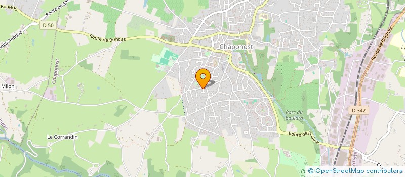 localisation de l'entreprise JULIE & CCO  CHAPONOST