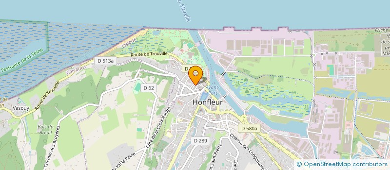 localisation de l'entreprise JULIE DUPUY à HONFLEUR