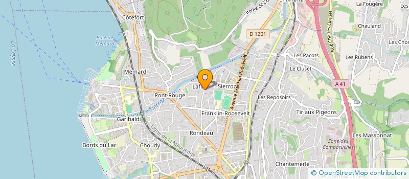 localisation de l'entreprise JULIE ERLICH ATELIER FRANCAIS  AIX-LES-BAINS