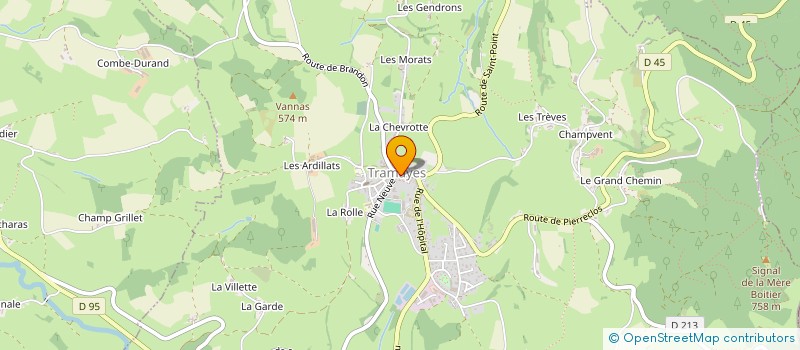 localisation de l'entreprise JULIE FLEURS à TRAMAYES