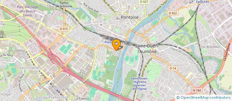 localisation de l'entreprise JULIE FORMATION à PONTOISE