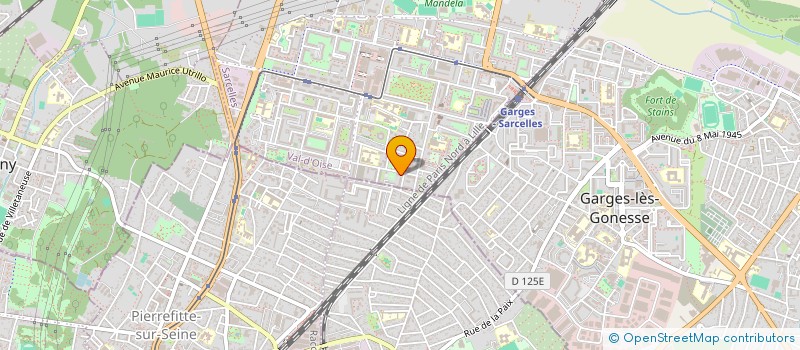 localisation de l'entreprise JULIE GESTION MEDICALE  SARCELLES