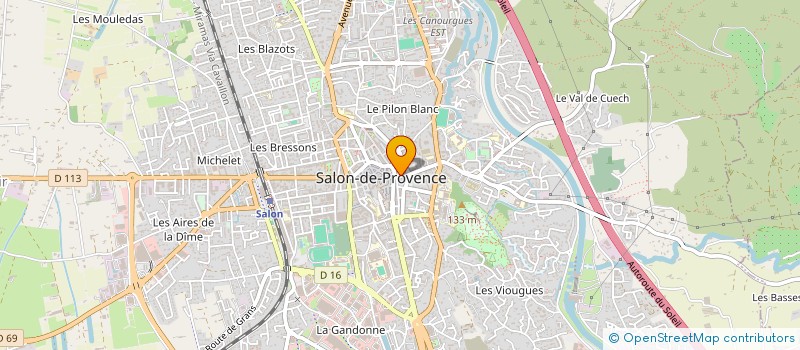 localisation de l'entreprise JULIE GL CREATION à SALON-DE-PROVENCE