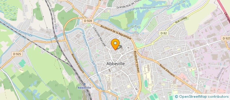 localisation de l'entreprise JULIE LEFEBVRE-RENARD NOTAIRE  ABBEVILLE