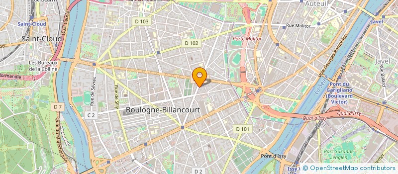 localisation de l'entreprise JULIE LEGEINDRE SARL à BOULOGNE-BILLANCOURT