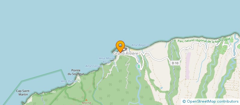 localisation de l'entreprise JULIE-MELODIE  GRAND'RIVIERE