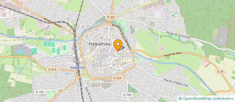 localisation de l'entreprise JULIE MEYER  HAGUENAU