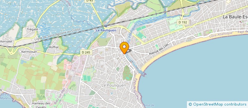 localisation de l'entreprise JULIE NEEF CREATION  LE POULIGUEN