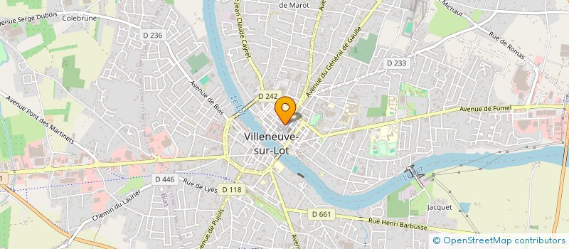 localisation de l'entreprise JULIE'NETTE  VILLENEUVE-SUR-LOT