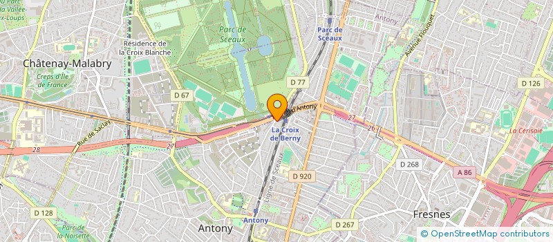 localisation de l'entreprise JULIE PALLADIUM à ANTONY