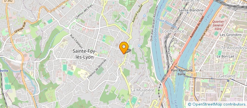 localisation de l'entreprise JULIE PALMEYRE  SAINTE-FOY-LES-LYON