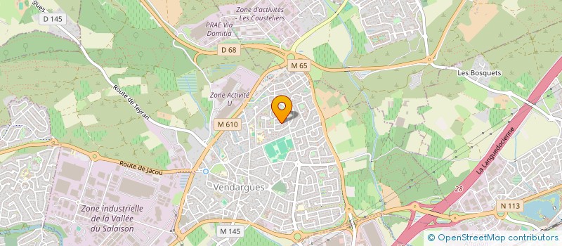 localisation de l'entreprise JULIE PERRIN KINE à VENDARGUES