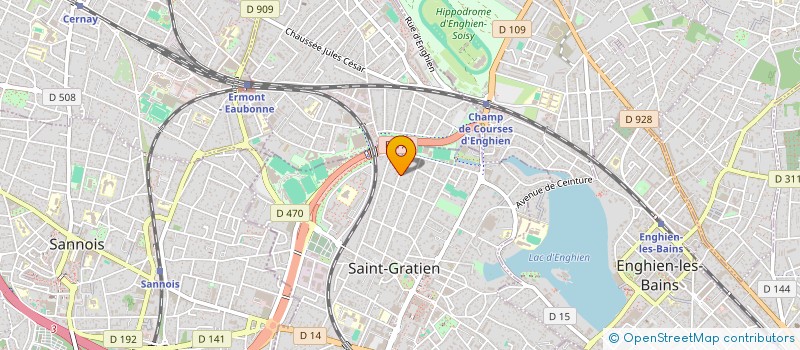 localisation de l'entreprise JULIE PRINO  SAINT-GRATIEN