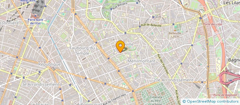 localisation de l'entreprise JULIE PRODUCTION  PARIS