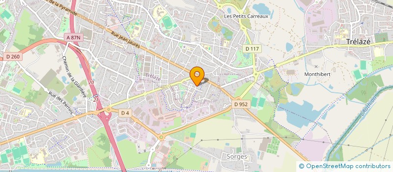 localisation de l'entreprise JULIE'S  TRELAZE