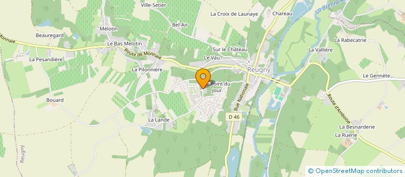 localisation de l'entreprise JULIEGO I à REUGNY