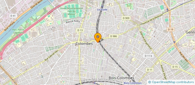 localisation de l'entreprise JULIEN 2  COLOMBES
