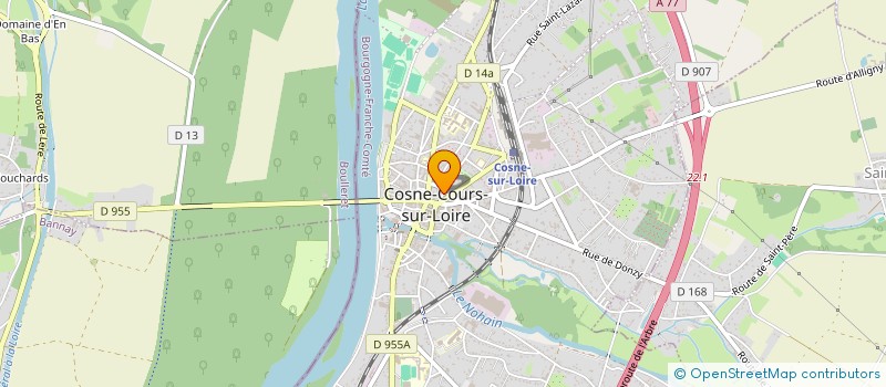 localisation de l'entreprise JULIEN à COSNE-COURS-SUR-LOIRE