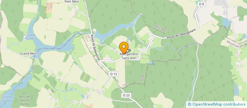 localisation de l'entreprise JULIEN  NEUBLANS-ABERGEMENT