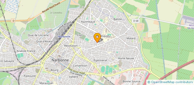 localisation de l'entreprise JULIEN  NARBONNE