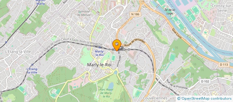 localisation de l'entreprise JULIEN  MARLY-LE-ROI