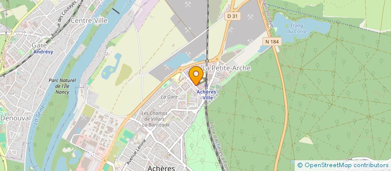 localisation de l'entreprise JULIEN à ACHERES