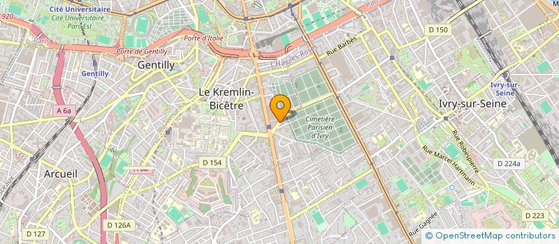 localisation de l'entreprise JULIEN  LE KREMLIN-BICETRE