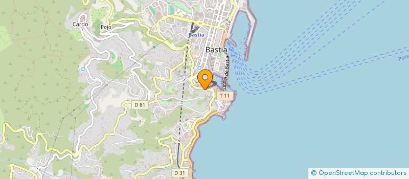 localisation de l'entreprise JULIEN à BASTIA