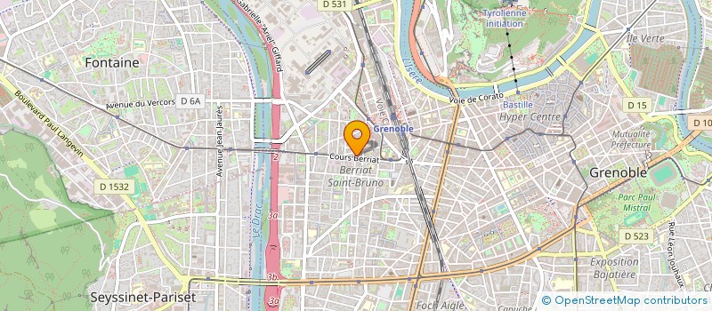 localisation de l'entreprise JULIEN ANGIBAUD  GRENOBLE