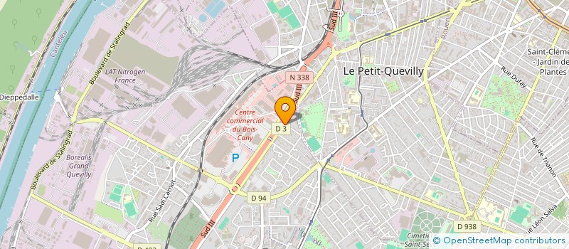 localisation de l'entreprise JULIEN AUTO-CONSEILS  LE GRAND-QUEVILLY