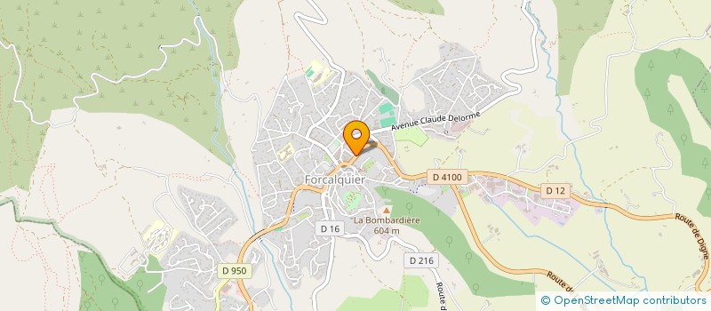 localisation de l'entreprise JULIEN AUTOMOBILES à FORCALQUIER