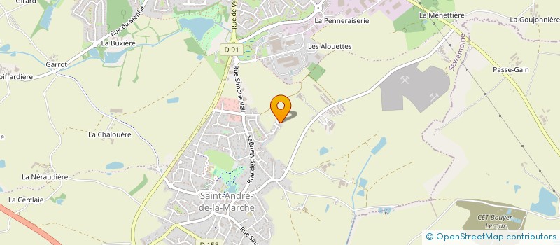 localisation de l'entreprise JULIEN BARDET  SEVREMOINE