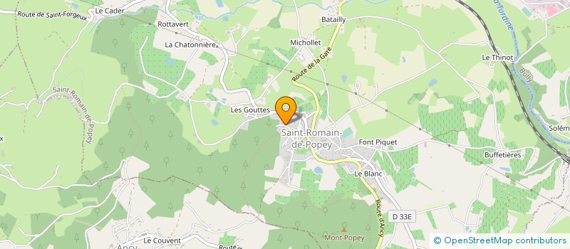 localisation de l'entreprise JULIEN BEAL  SAINT-ROMAIN-DE-POPEY