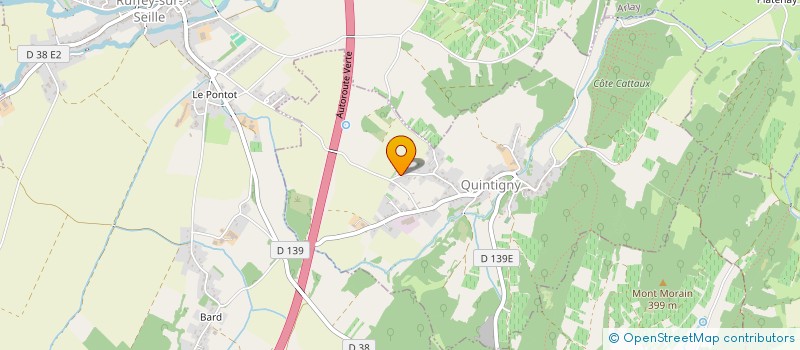 localisation de l'entreprise JULIEN BELLERAUT  QUINTIGNY