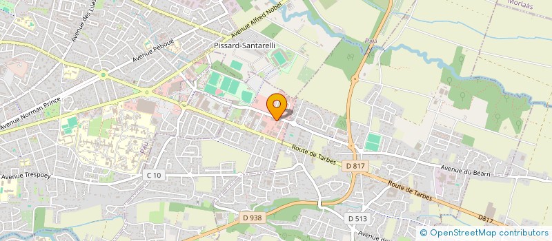 localisation de l'entreprise JULIEN CAMBORDE ARCHITECTURE à BIZANOS