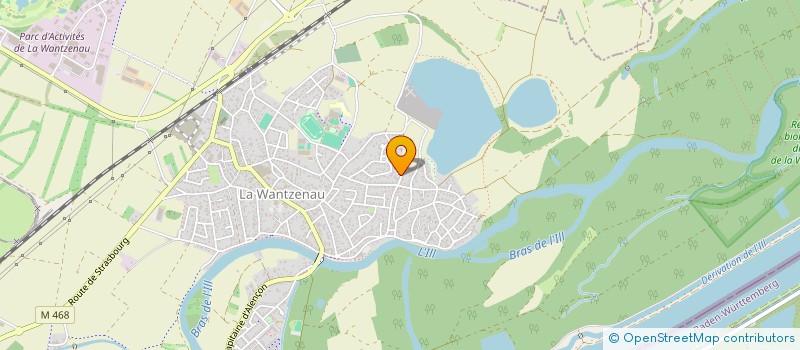 localisation de l'entreprise JULIEN CARREAUD  LA WANTZENAU