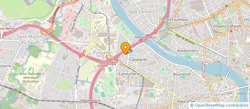 localisation de l'entreprise JULIEN COSSOU CONSULTING à TOULOUSE