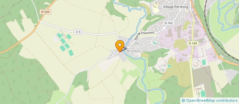 localisation de l'entreprise JULIEN COUVREUX à CHAUMONT