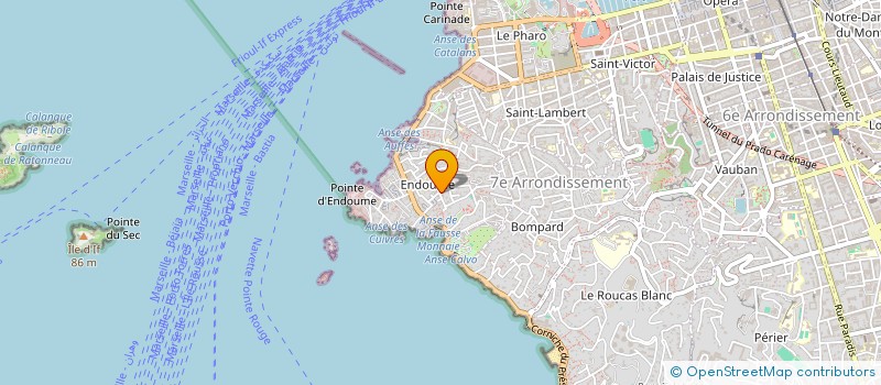 localisation de l'entreprise JULIEN D'ORTOLI à MARSEILLE